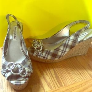 Plaid Wedges