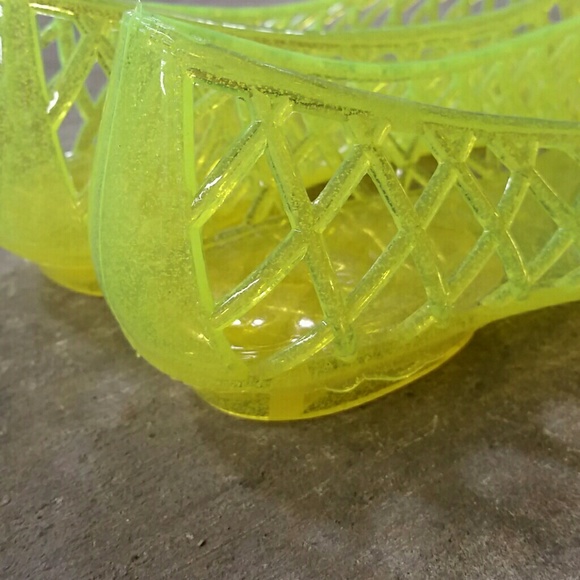 American apparel lattice PVC jelly flat sandal new! Beach summer flats boho - Picture 3 of 4