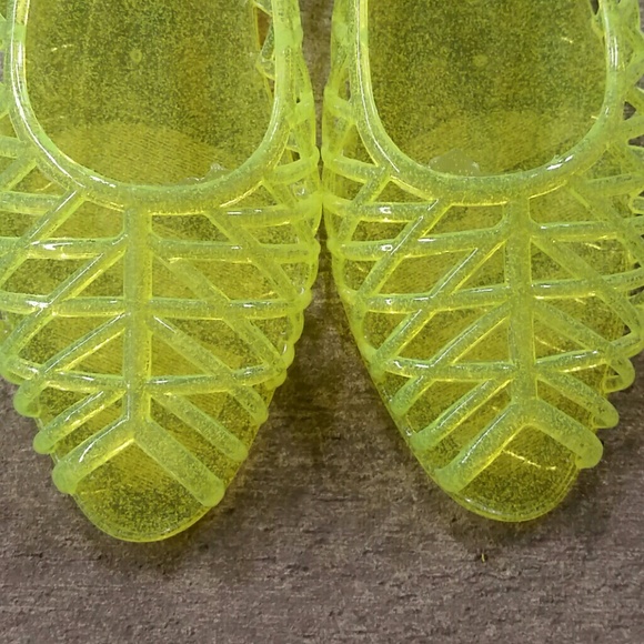 American apparel lattice PVC jelly flat sandal new! Beach summer flats boho - Picture 4 of 4