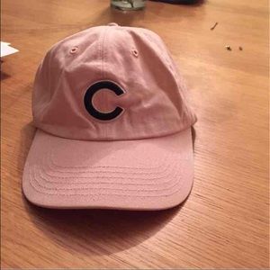 Cubs pink hat