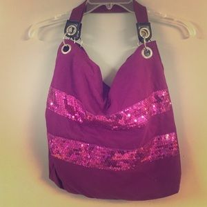 Magenta large purse