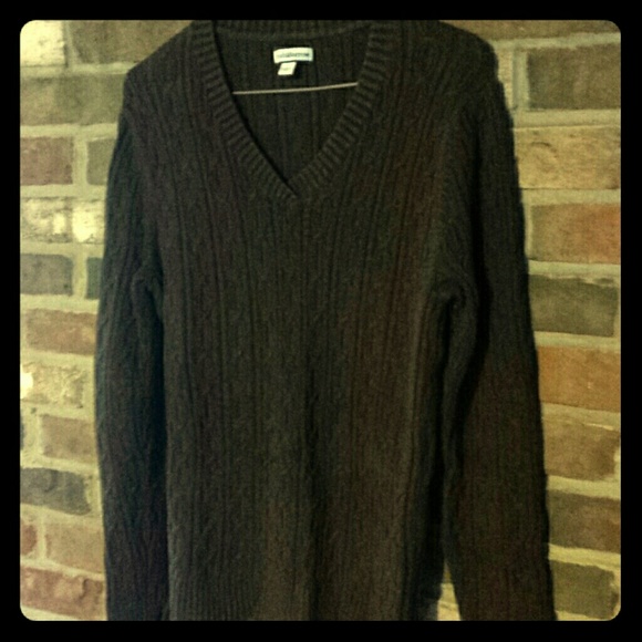 Croft&Barrow brown V neck sweater