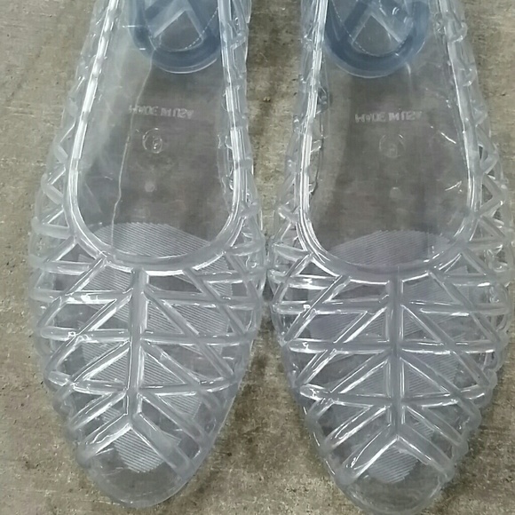 American Apparel lattice jelly flat sandal New - Picture 2 of 4