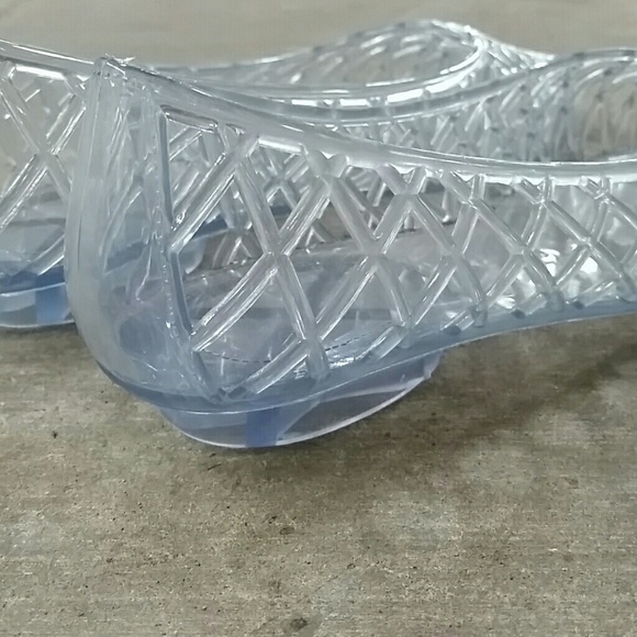 American Apparel lattice jelly flat sandal New - Picture 3 of 4