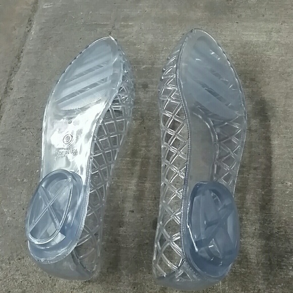 American Apparel lattice jelly flat sandal New - Picture 4 of 4