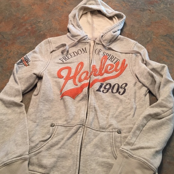 Size small womens fitted zip up. Harley Davidson