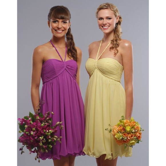 Liz Fields Halter Dress with Braided Straps