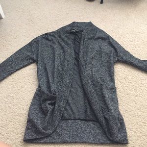 Gray cardigan