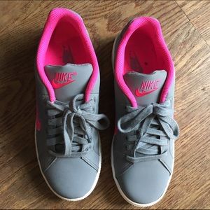 Nike Court Tradition II Leather Sneaker Pink&Gray