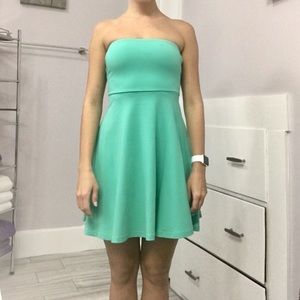 Express strapless dress!