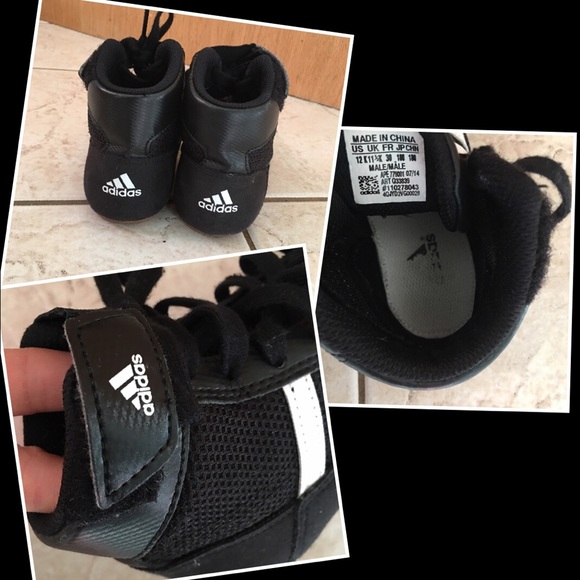 EUC adidas kids box shoes SZ 12 K - Picture 3 of 4