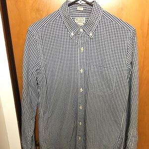 LAST CHANCE J. Crew gingham button down shirt