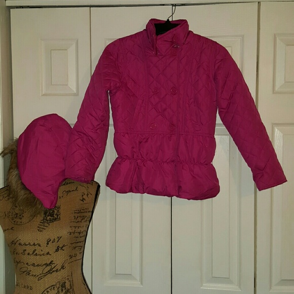 Other - Girls Pink Quilt Coat