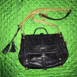 REBECCA MINKOFF double chain crossbody purse