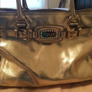 Gold authentic Michael Kors bag