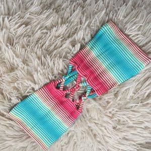 ‼️TRADED‼️ San Lorenzo reversible bandeau top