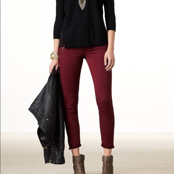 American Eagle Skinny Moto Pant, Size 8