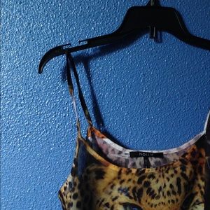 Tiger face crop top