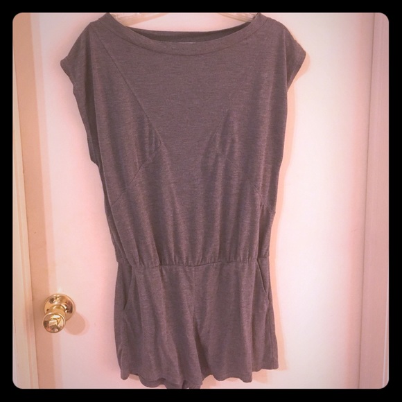 silence + noise Grey Romper - Picture 1 of 2