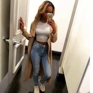 Camel waterfall jacket