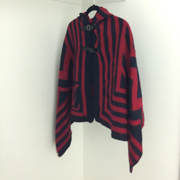 Red and blue classic cape