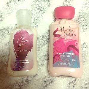 Bath and body works mini lotions