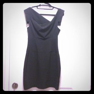 Black Halo Jackie O Mini Black Dress