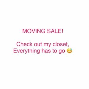 MOVING SALE !