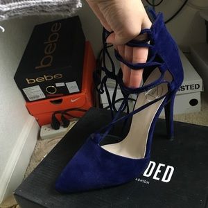 MISSGUIDED Lace-up Toe Heels