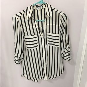 Express portofino black & white shirt!