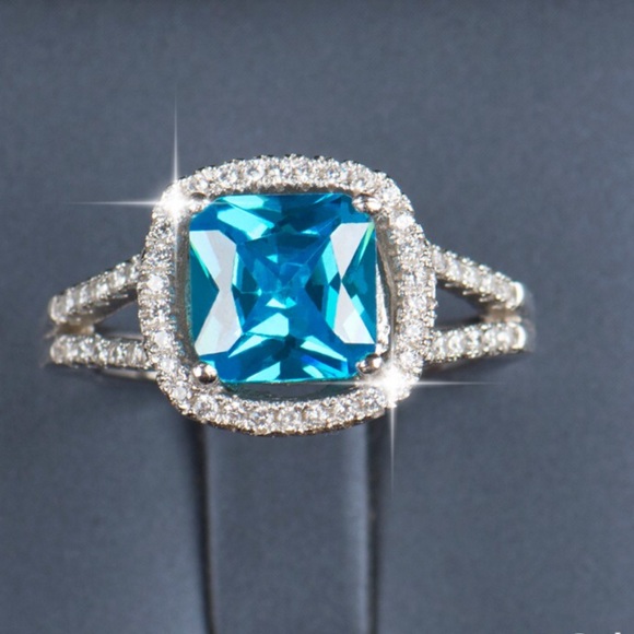 Jewelry - New size 5.75 real silver engagement ring