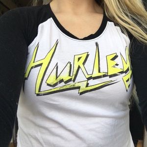 Hurley 3/4 sleeve Baseball Tee
