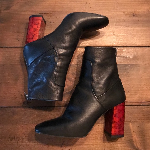 Topshop Master Tortoiseshell Ankle Boots size 7.5