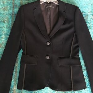 Rag & Bone blazer with leather piping