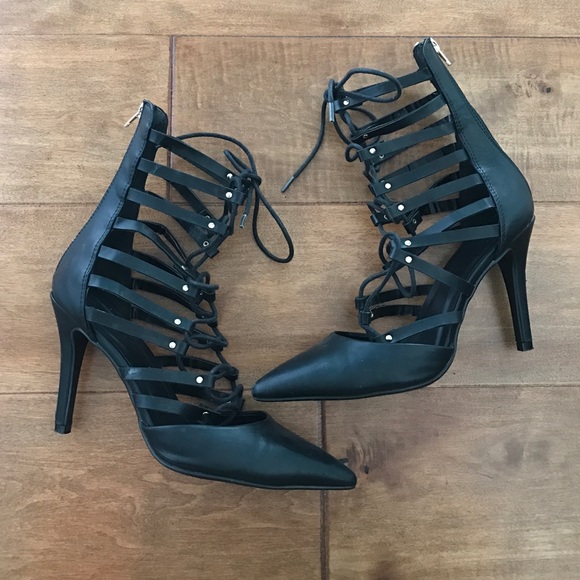 Shoes - Lace Up Heels