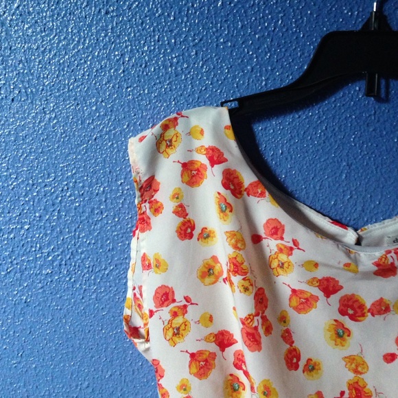 Floral layered dress