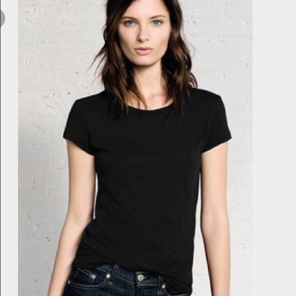 rag and bone black tee