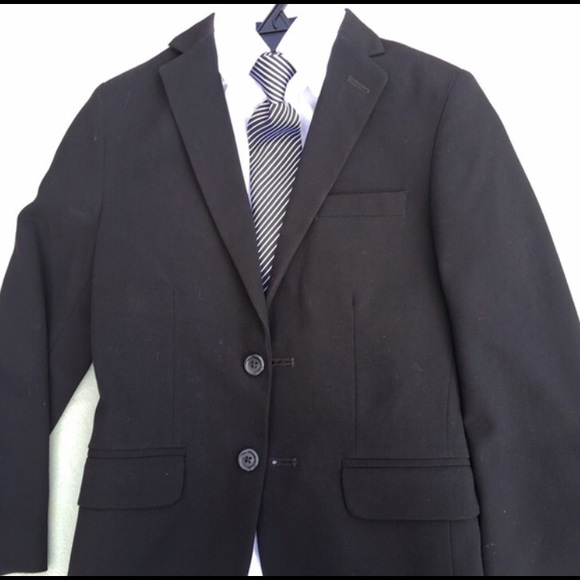 Boys Perry Ellis suit black