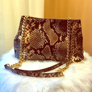 🎀REDUCED🎀 Michael Kors Jet Set Python Crossbody