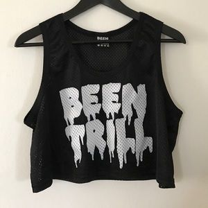 Been trill cropped jersey
