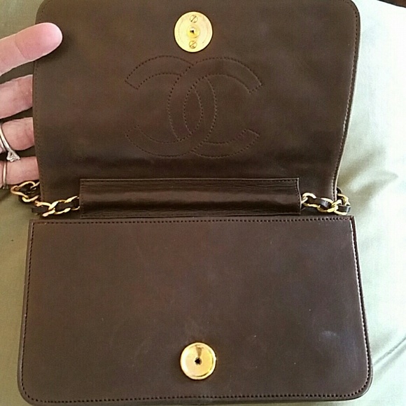 SOLD! Vintage Chanel Full Flap Chain Bag - Picture 2 of 4