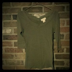 Arizona green 3 quater sleeve shirt