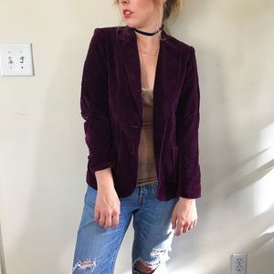 VINTAGE VELVET BLAZER