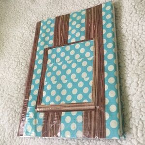 Handmade book cover w/ front pocket