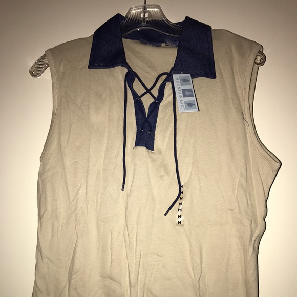 Tie neck top