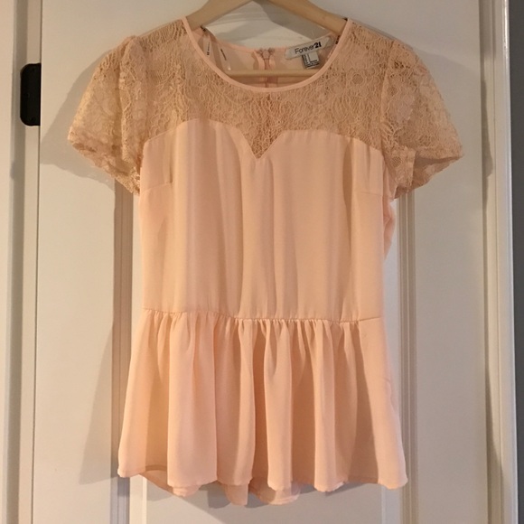 Forever 21 peplum top