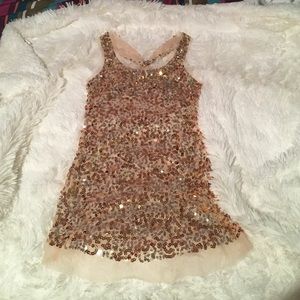 Gold Sequin Top