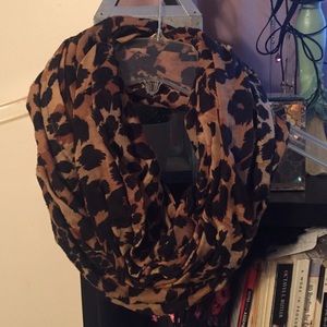 Cheetah print infinity scarf