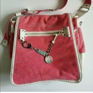 Pink Velour Juicy Couture Messenger bag