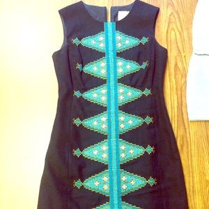 Anthropologie Tabitha Embroidered Shift Dress